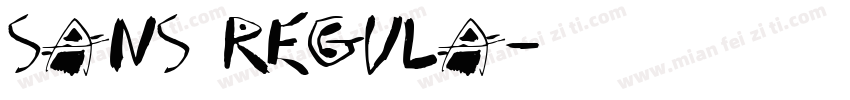 Sans Regula字体转换